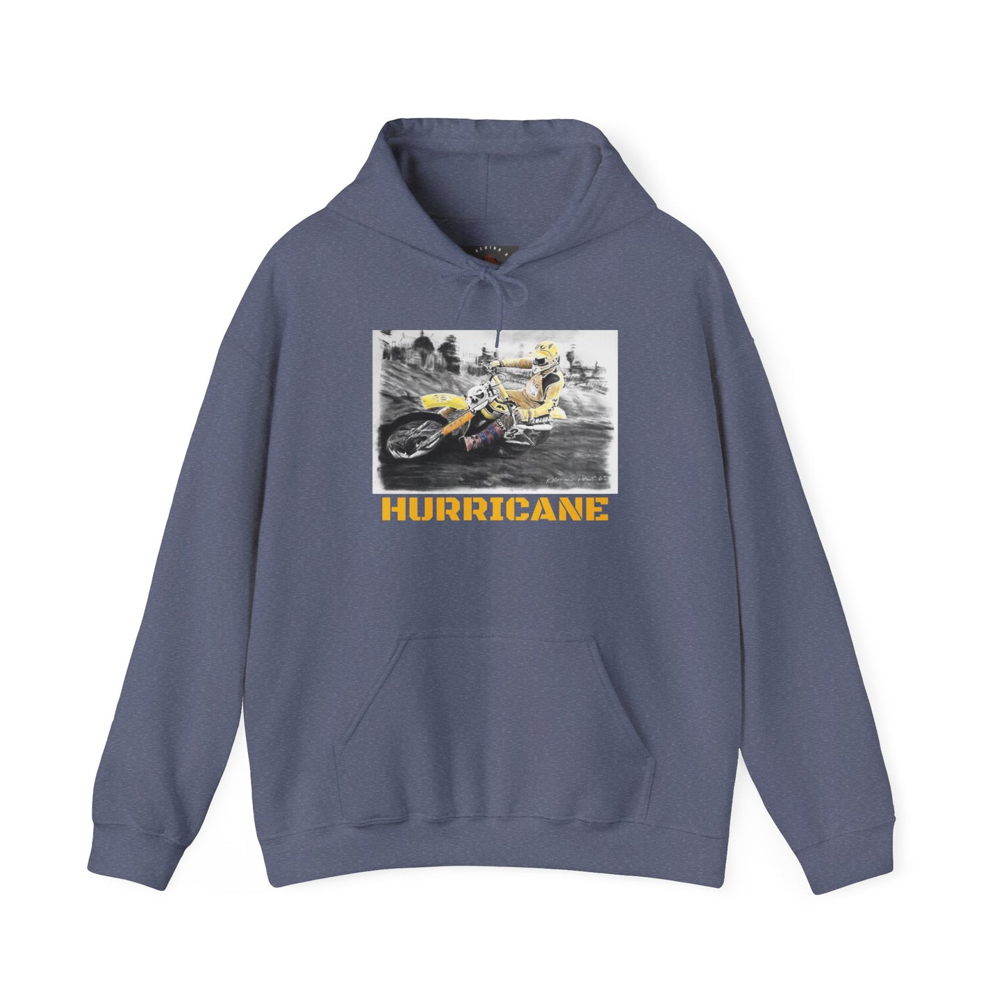 Vintage Art Motocross Hoodie Gildan Heavy Blend™