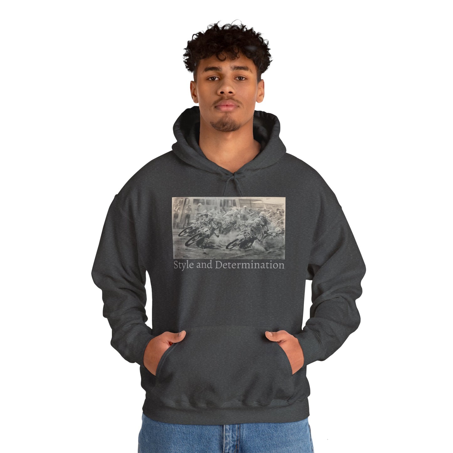 Vintage Art Graphic Hoodie - Heavy Blend™ Sweatshirt