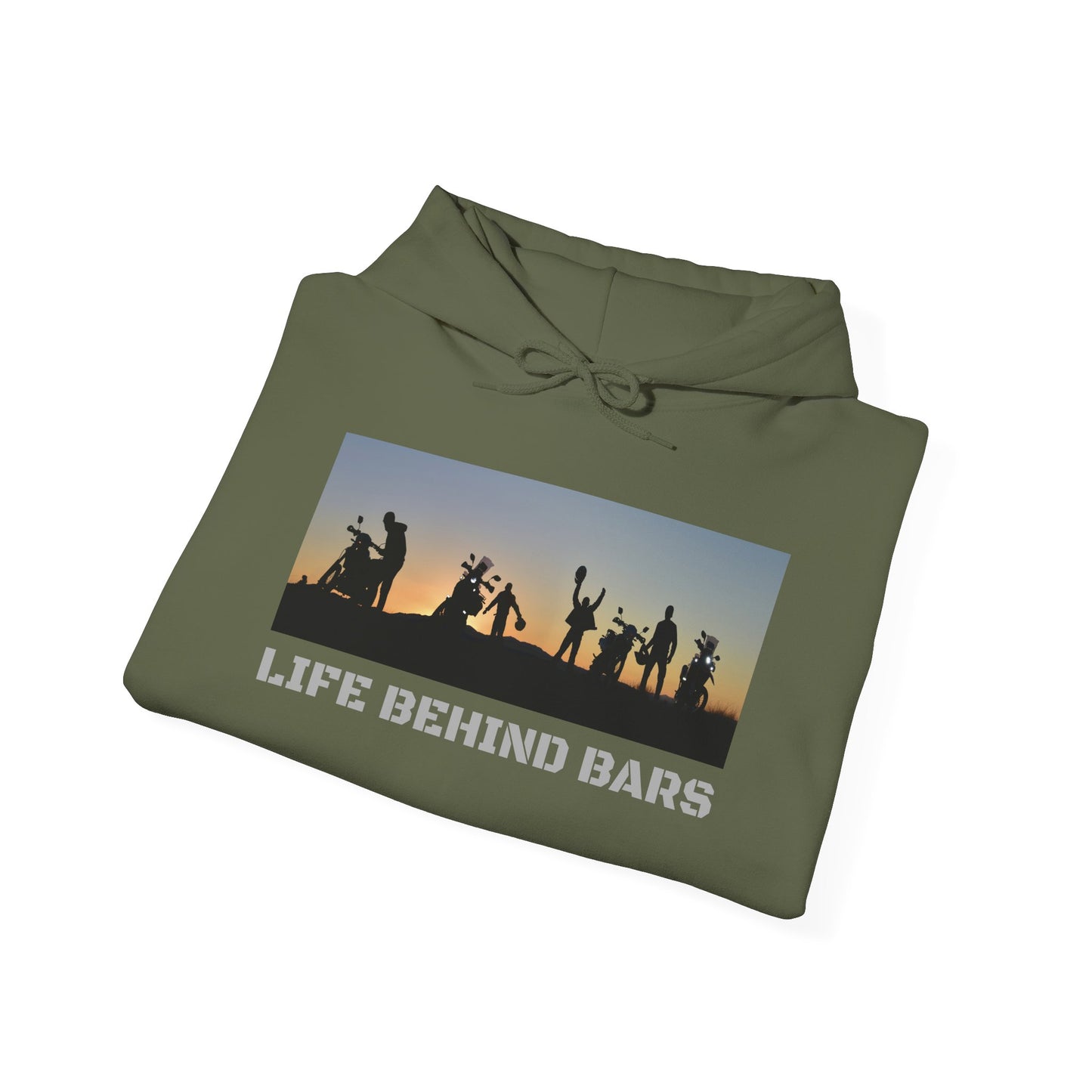 Adventure Bike Hoodie for Bikers Gildan Heavy Blend™ Hooded Sweatshirt