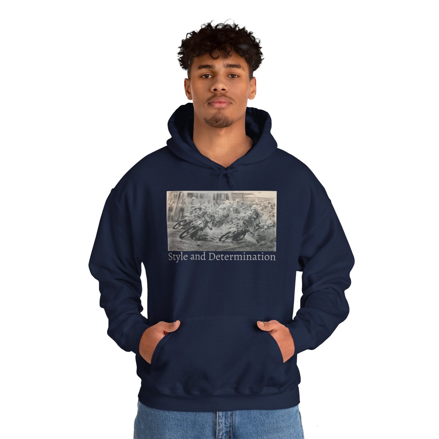 Vintage Art Graphic Hoodie - Heavy Blend™ Sweatshirt