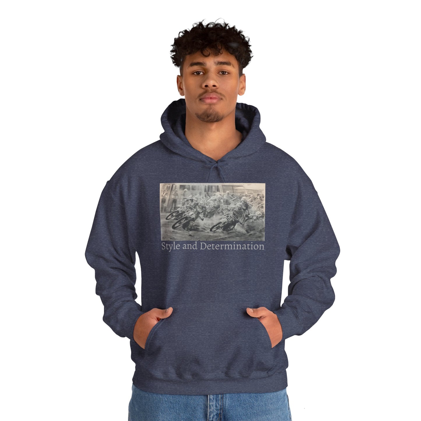 Vintage Art Graphic Hoodie - Heavy Blend™ Sweatshirt