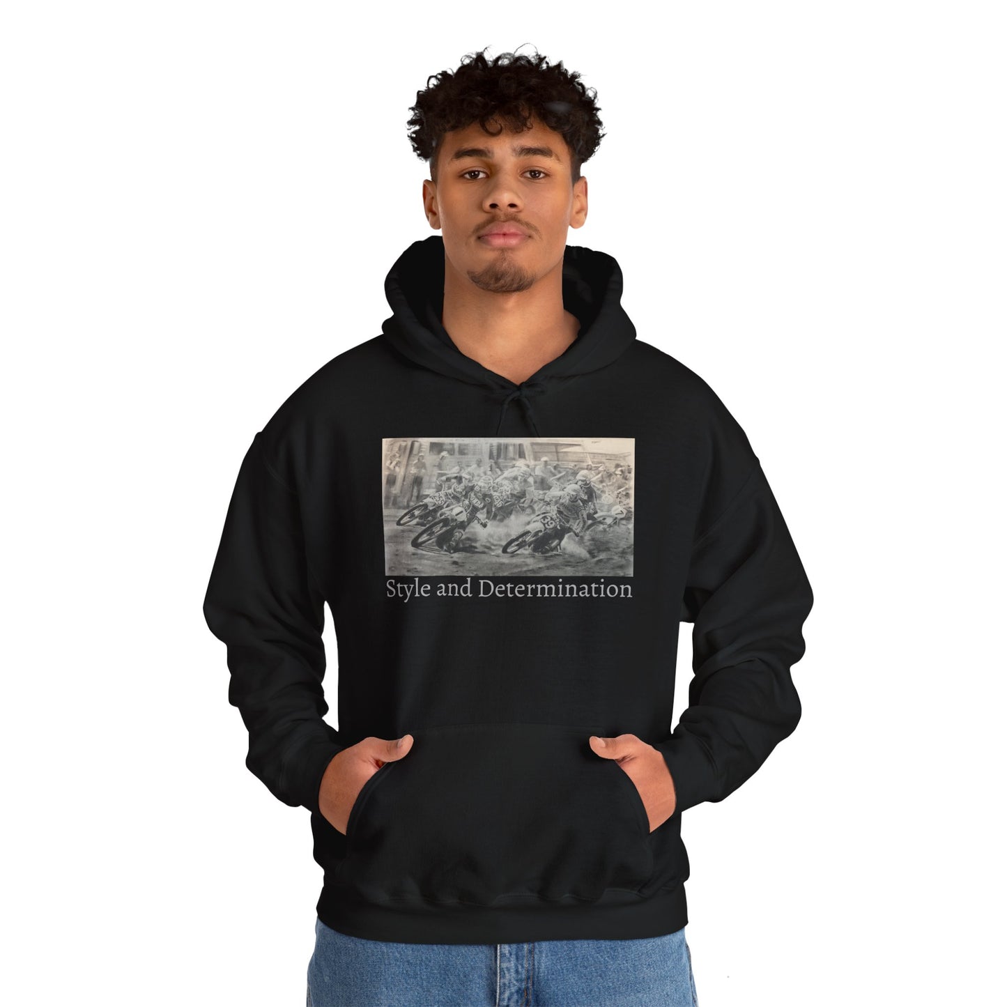 Vintage Art Graphic Hoodie - Heavy Blend™ Sweatshirt