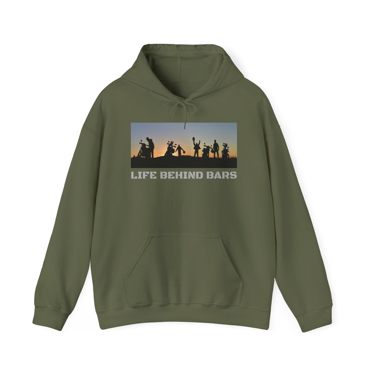 Adventure Bike Hoodie for Bikers Gildan Heavy Blend™ Hooded Sweatshirt