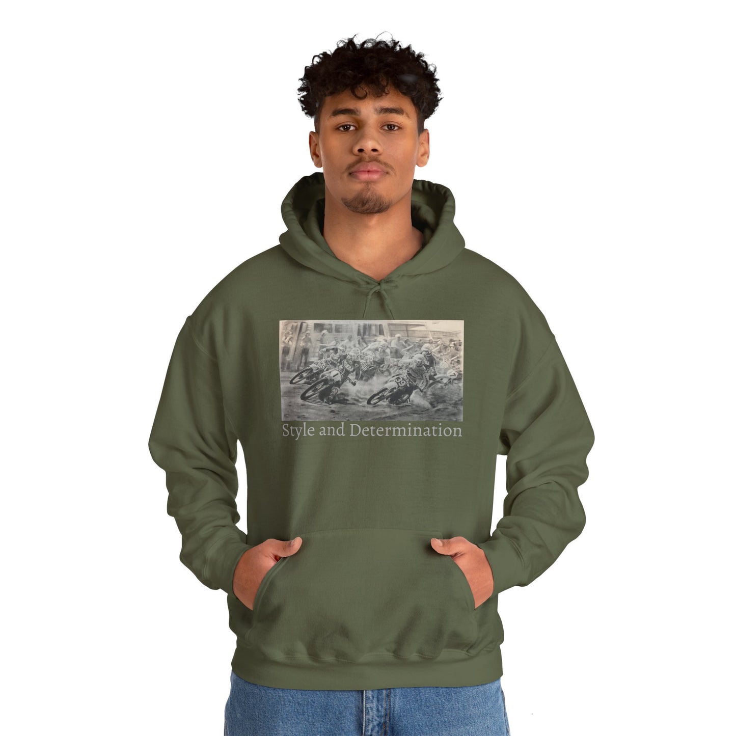 Vintage Art Graphic Hoodie - Heavy Blend™ Sweatshirt