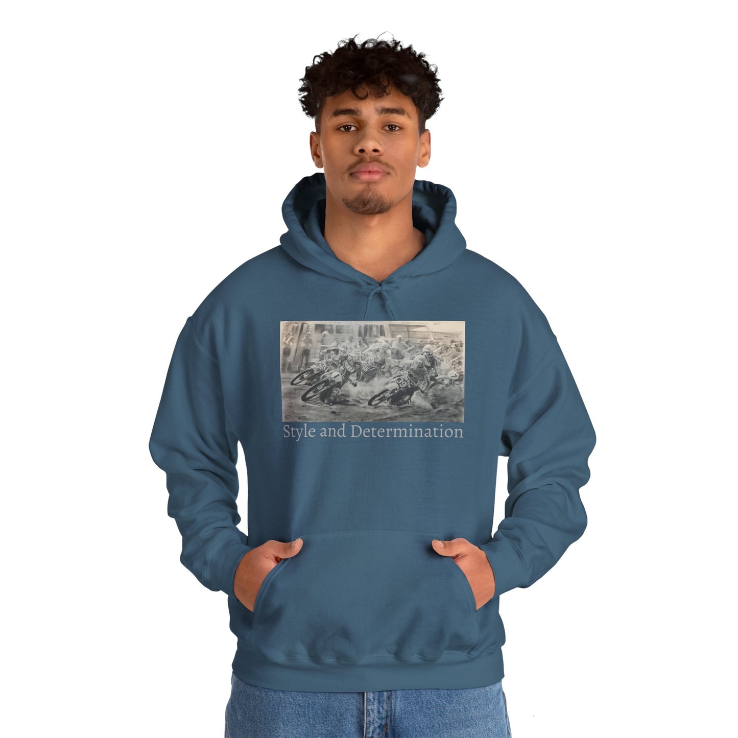 Vintage Art Graphic Hoodie - Heavy Blend™ Sweatshirt